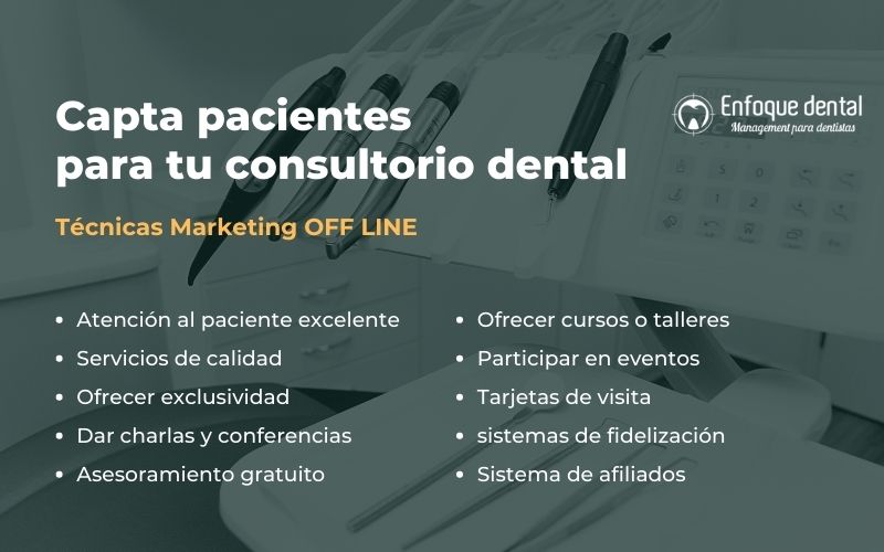 Captar pacientes en tu consultorio dental con marketing offline