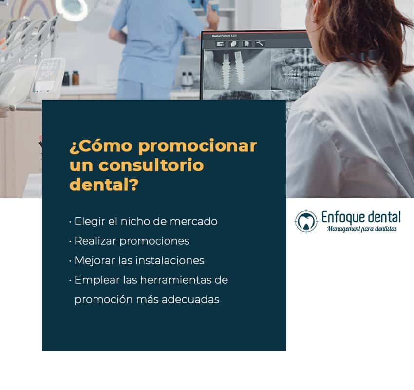 pasos promocionar consultorio dental